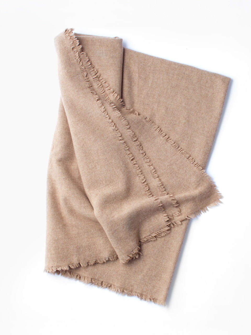 * Restock Fluffy Cashmere Stole (Natural Beige)