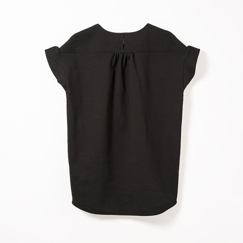 [Restock] Frill Sleeve Tops (Black)