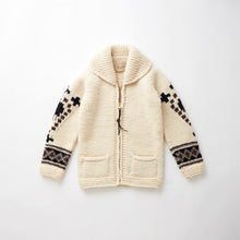 Load image into Gallery viewer, e &amp; c.66 Cross Zip Up Sweater (Ivory)