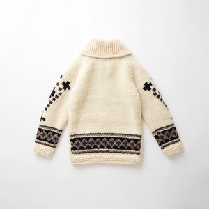 e &amp; c.66 Cross Zip Up Sweater (Ivory)