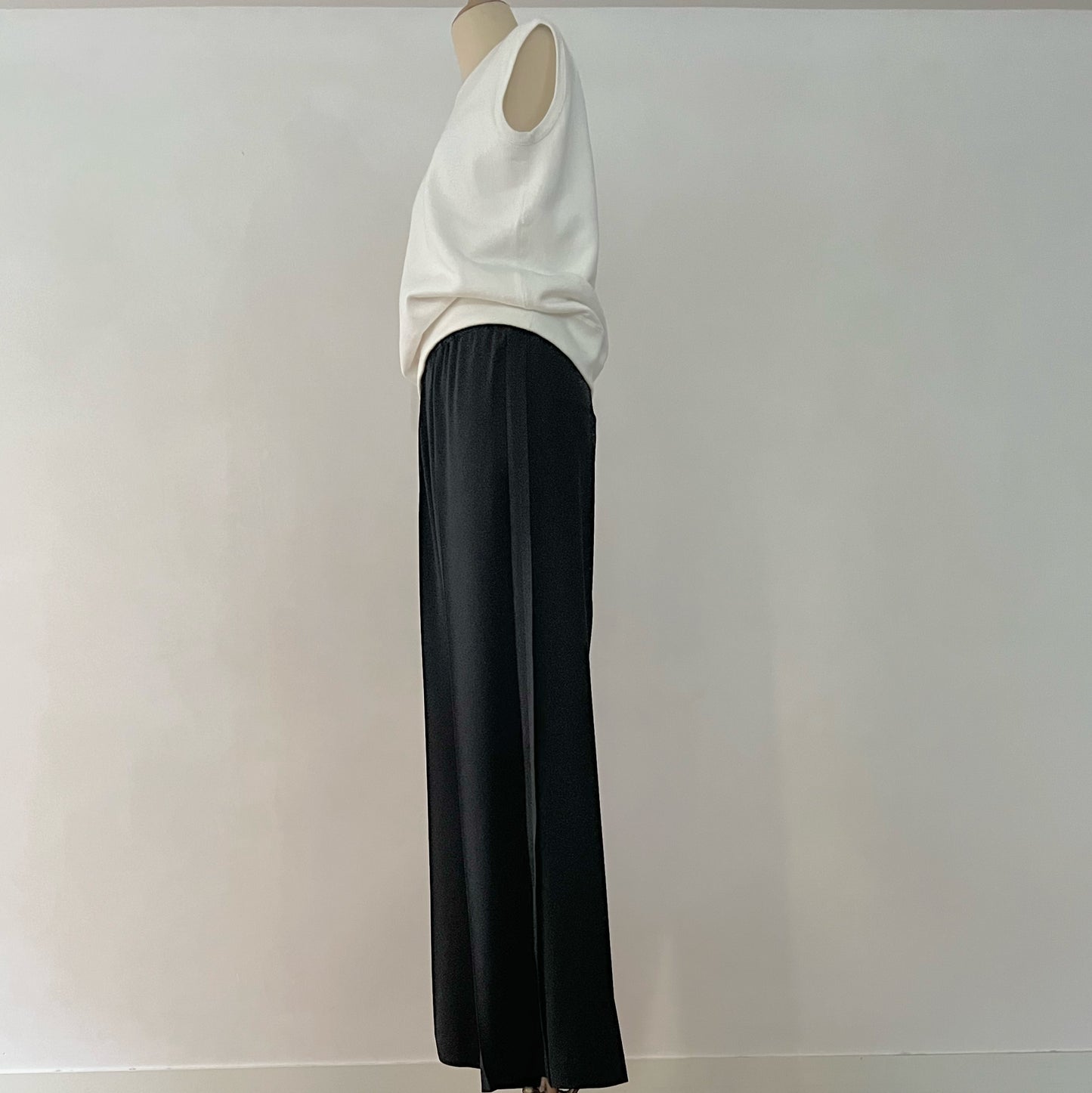 【NEW】Satin Georgette Sideline Drawstring Pants
