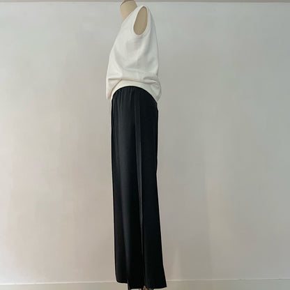 【NEW】Satin Georgette Sideline Drawstring Pants