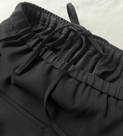 【NEW】Satin Georgette Sideline Drawstring Pants