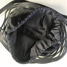 Load image into Gallery viewer, multi-way mesh bag mini [Black x Dark Navy]