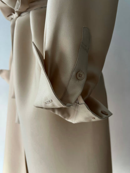 【Limited Stock】 Double Cloth Organdie Shirt Dress Coats