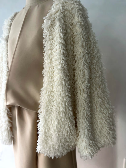 【Limited Stock】Cashmere Mixed Loop Knit Jacket