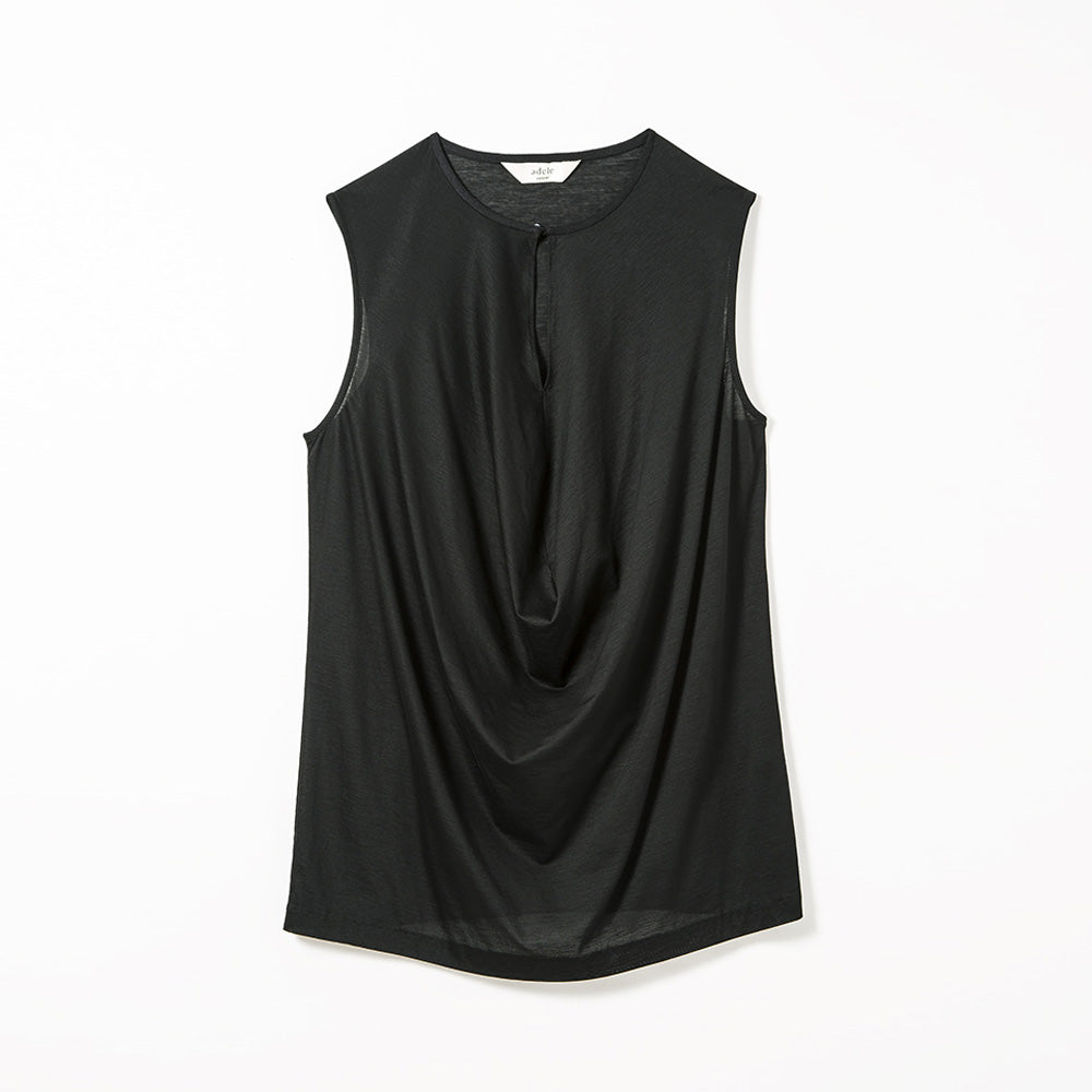 *残りわずか　Cowl Neck Tops (Black)