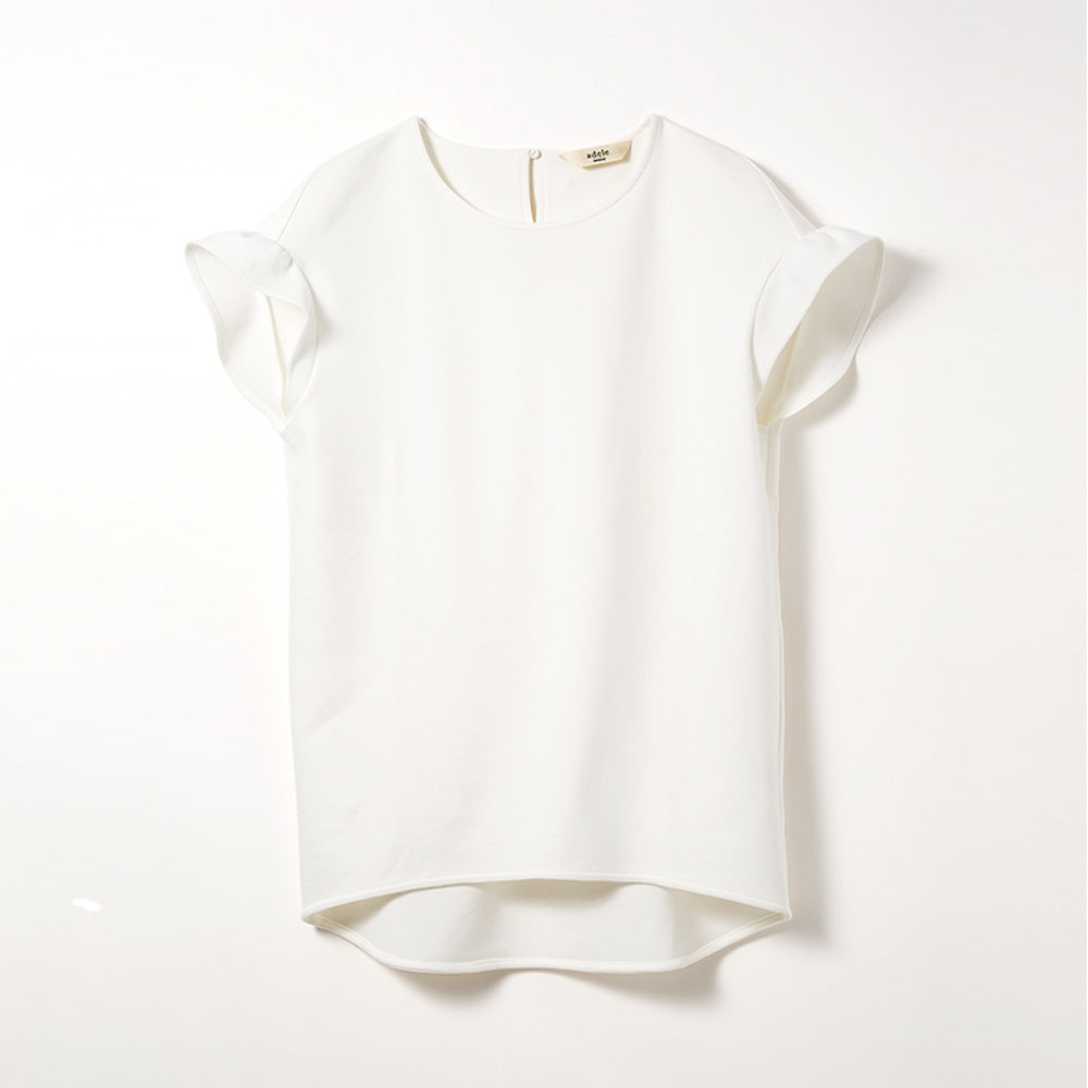 *sold out  Frill Sleeve Tops (Off-white)