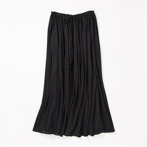* Only a few left Maxi Length Flared Skirt (Black)